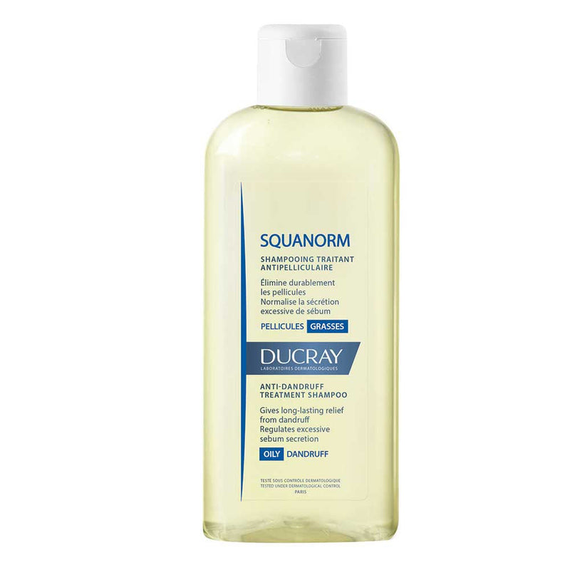 Ducray Squanorm Shampoo: Treat Oily Dandruff and Regulate Sebum - 200ml/6.76fl oz