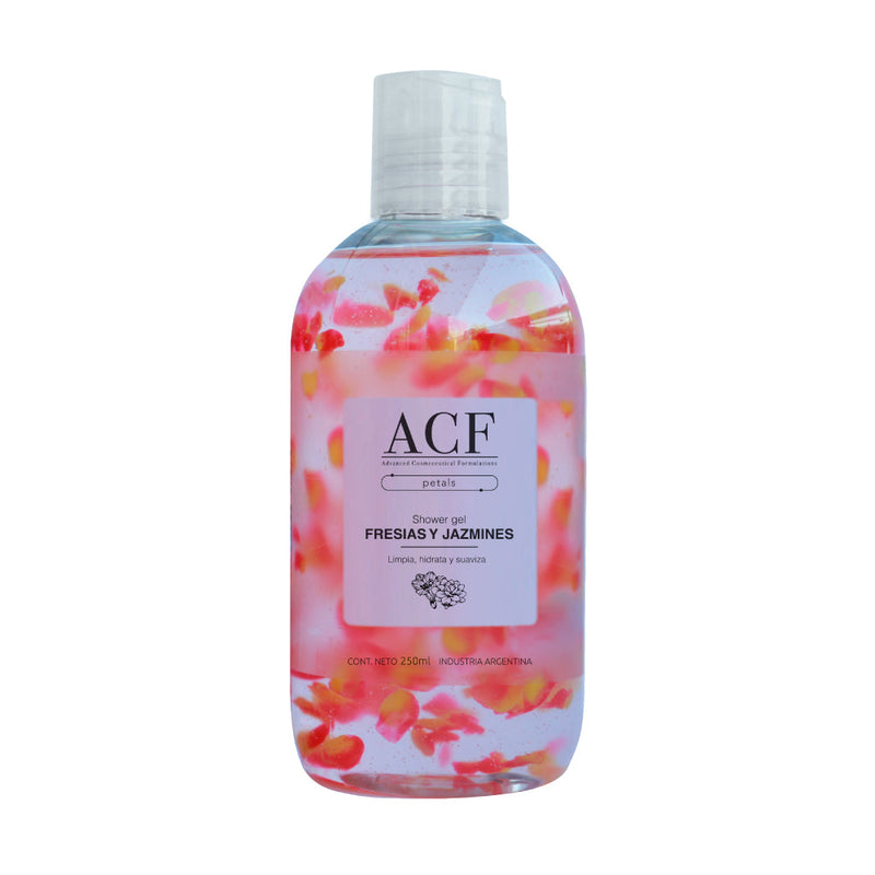 Economical ‚A little goes a long way. ACF Freesia and Jasmine Shower Gel - 250ml/8.45fl oz - Natural, Moisturizing, Soothing, Cruelty-Free, Paraben-Free, Non-Toxic and Biodegradable
