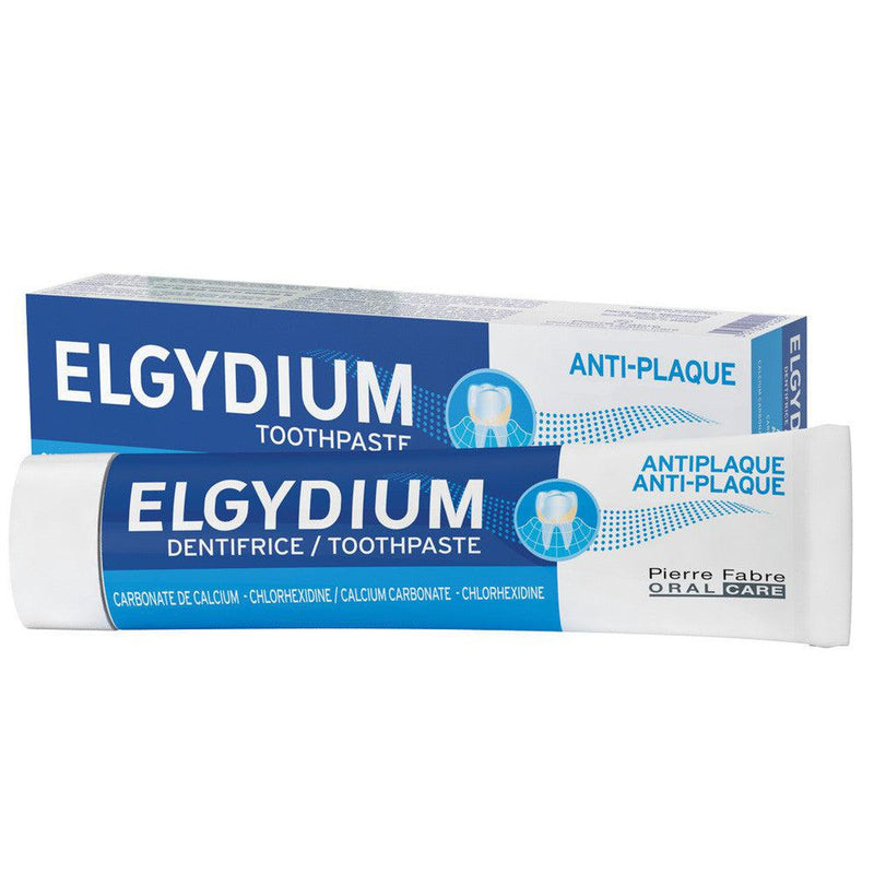 Elgydium Antiplate Toothpaste (100Gr/3.5Oz): Chlorhexidine & Calcium Carbonate for Plaque & Tartar Prevention