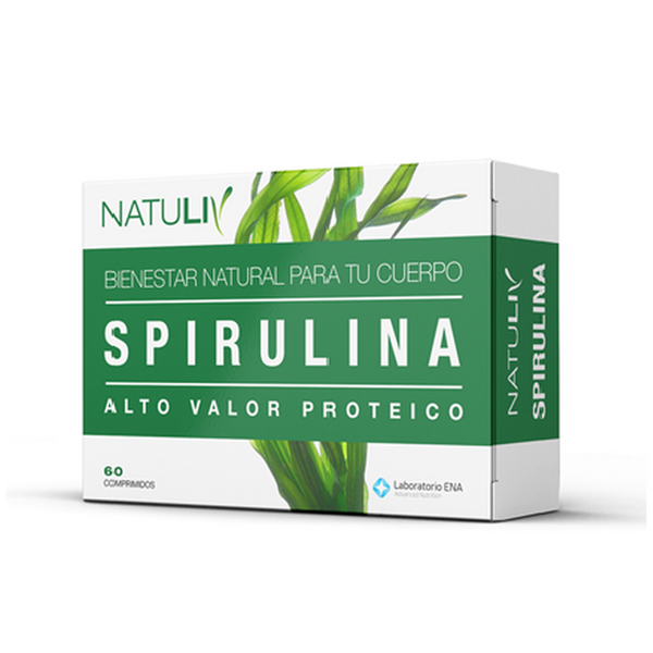 Ena Spirulina (60 Tablets Ea.) - Source of Essential Vitamins & Minerals with Low Calorie Intake
