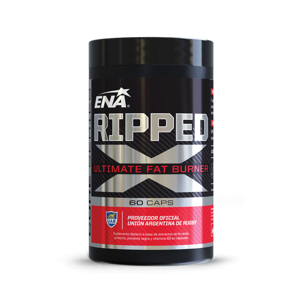 Ena Sport Ripped Dietary Supplement: All-Natural, Stimulant-Free Weight Loss Support with 60 Capsules