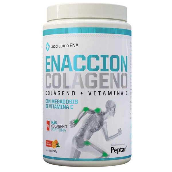 Enaccion Collagen Sports Supplement (240Gr / 8.46Oz ): 100% Pure Hydrolyzed Marine Collagen Peptides - Low Molecular Weight, Gluten-Free, Non-GMO