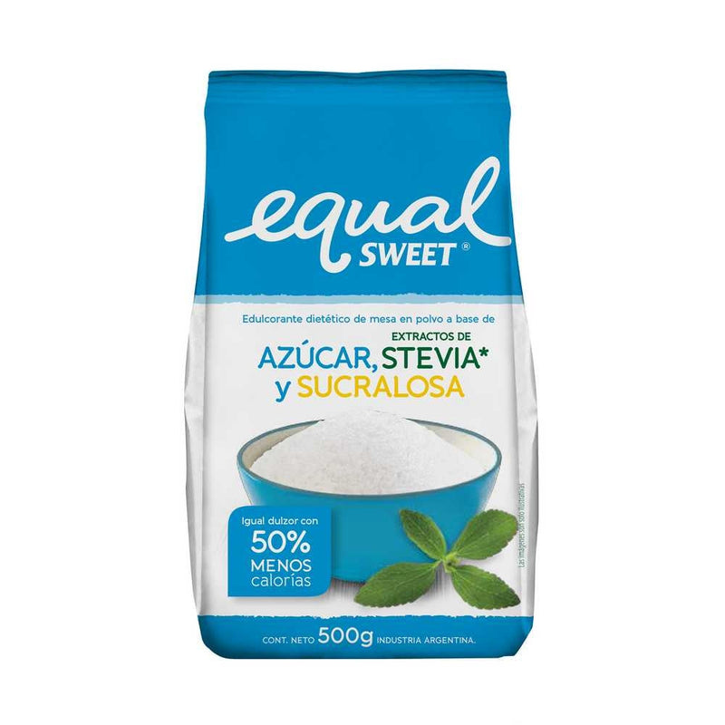 Equalsweet Light Sugar: 500Gr/16.9Oz Natural Sweetener with No Artificial Sweeteners and Low GI for Diabetics