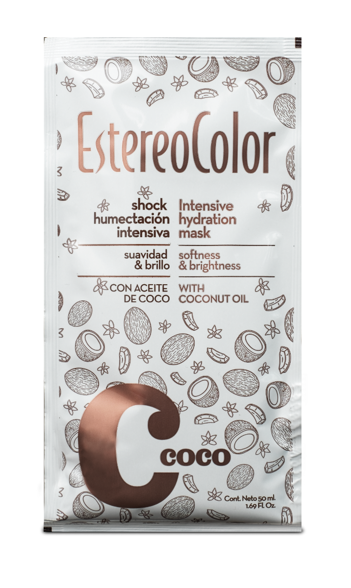 EstereoColor Shock Intensive Moisturizing with Coconut Exh. x 10 pcs - 50gr/1.69oz