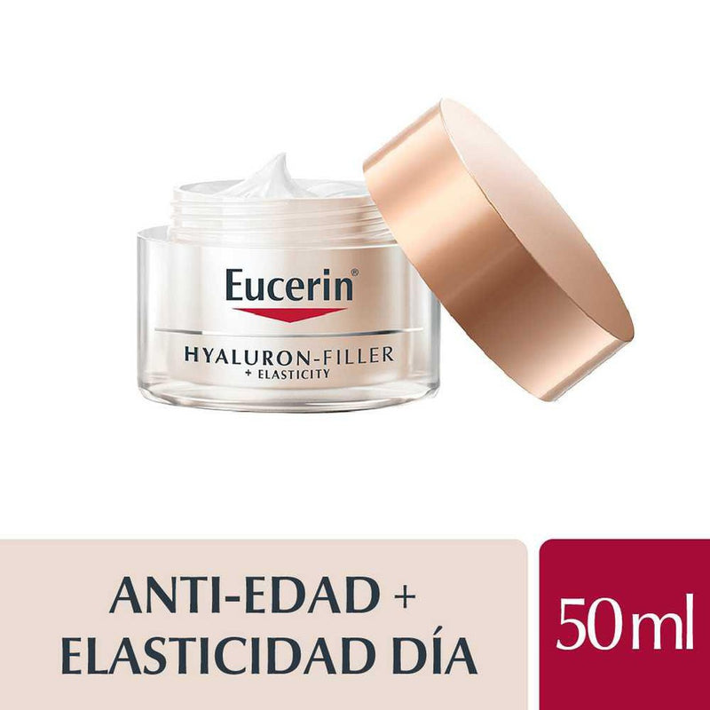Eucerin Hyaluron Filler + Elasticity Day Cream - Strengthen Skin Structure, Reduce Wrinkles & Improve Elasticity with UVA Filter 50Ml / 1.69Fl Oz