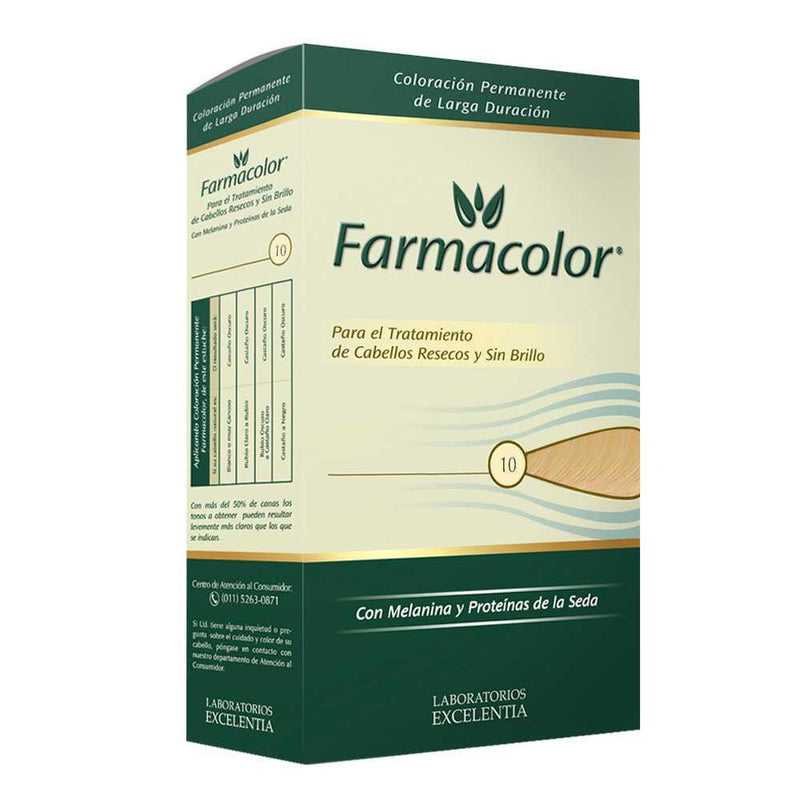Farmacolor Individual Hair Coloring Kit (47Gr / 1.65Oz)- Natural-Looking, Long-Lasting, Professional-Grade Hair Color without Ammonia or Peroxide
