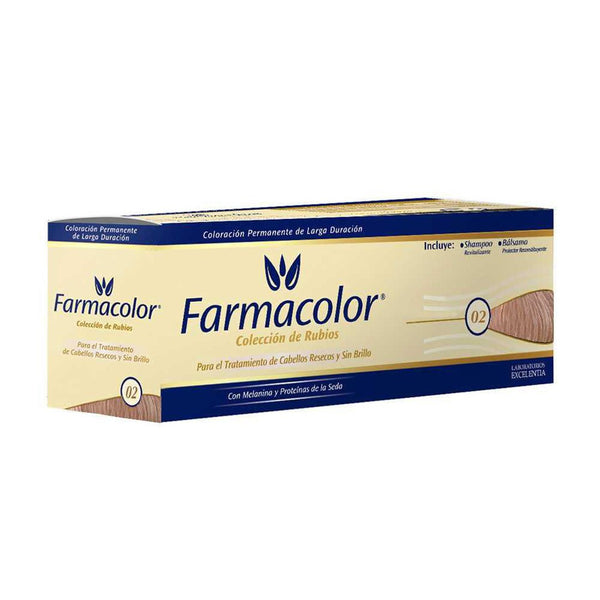 Farmacolor Individual Hair Coloring Nbr 02 (47Gr / 1.65Oz): Natural, Long-Lasting & Moisturizing Color with No Ammonia or Peroxide