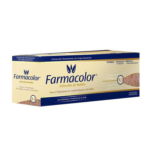 Farmacolor Individual Hair Coloring Nbr 9.3 (47Gr/1.65Oz) - Natural Ingredients, Easy Application, Professional Results & Damage Free