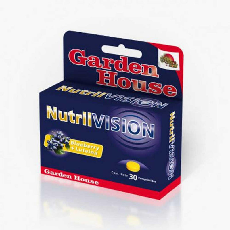 Garden House Nutrilvision Supplement: Protect Your Eyes with 30 Tablets of Powerful Antioxidants and Vitamins