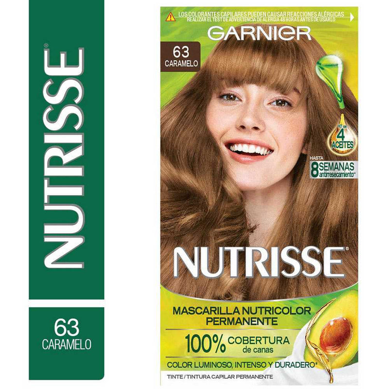 Garnier Nutrisse Hair Coloring Kit Classic Tone 63 Candy - 45g / 1.58oz