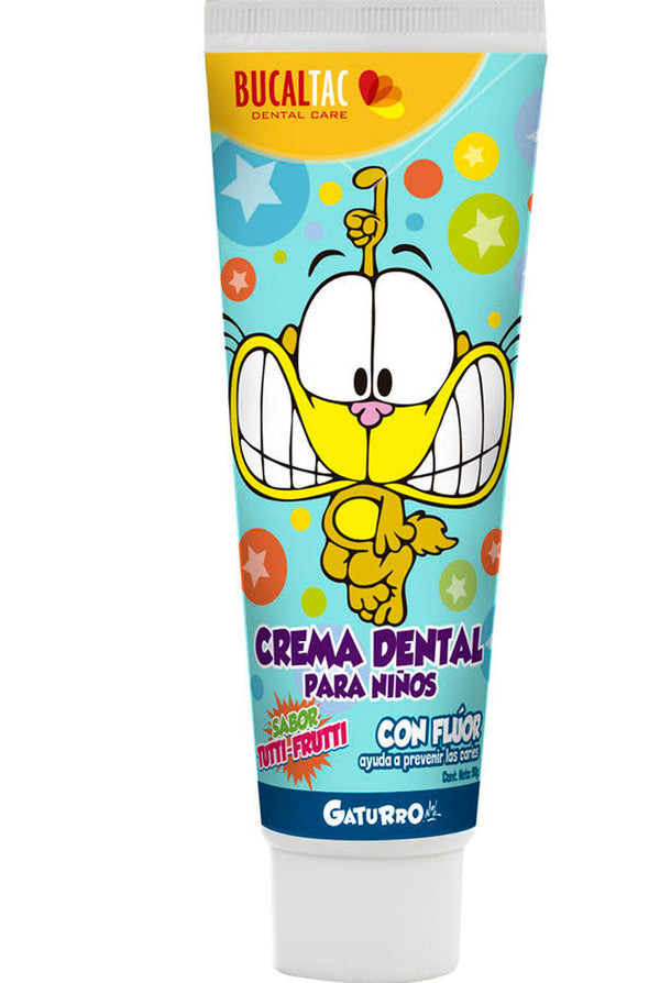 Gaturro Children's Toothpaste 90gr/3.04oz - Contains Fluoride, No Artificial Colors, Sweeteners, Parabens or SLS