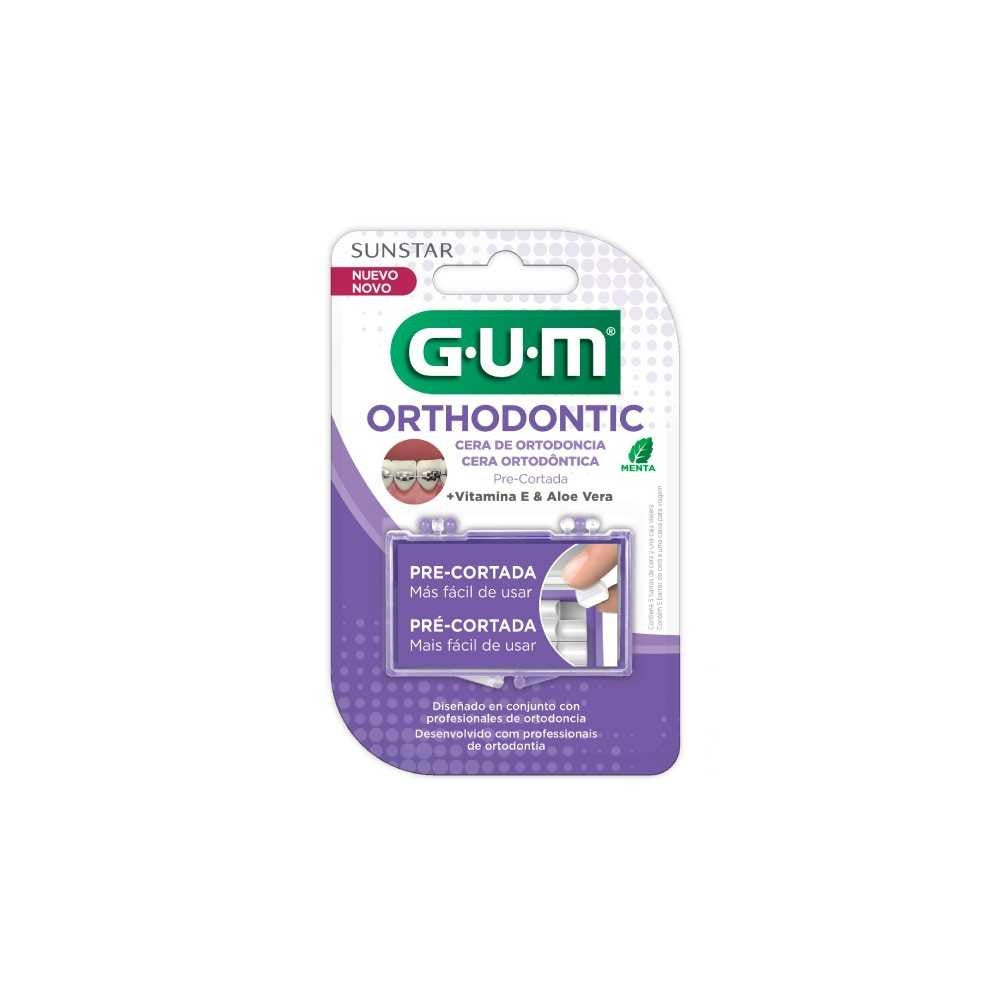 Gum Orthodontic Relief Wax with Natural Ingredients - 5 Bars of Mint Flavor - Safe, Sugar Free, Latex & Gluten Free