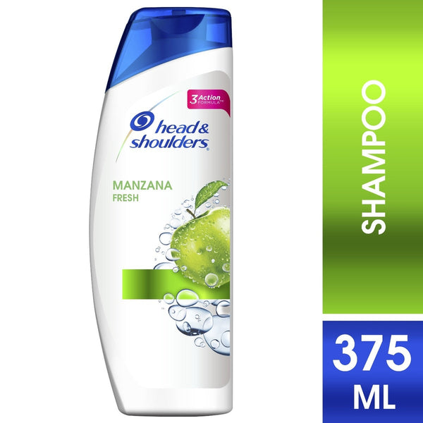 Head & Shoulders Fresh Apple Shampoo: Cleanse Impurities, Healthy Scalp*, 100% Dandruff-Free 375Ml / 12.68Fl Oz