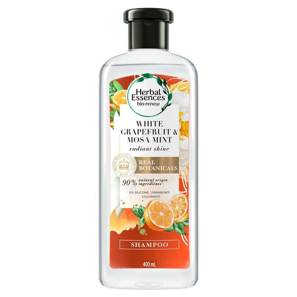 Herbal Essences Bio Renew Shampoo White Grapefruit 400Ml / 13.52Fl Oz - Restore Hair's Natural Shine, Reduce Frizz & Flyaways