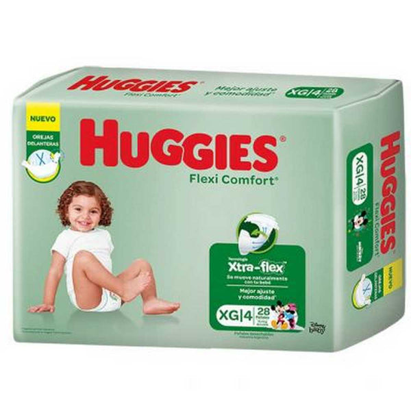 Huggies Flexi Comfort Xg Diapers (28 Units) - Xtra-Care Technology & Soft Material