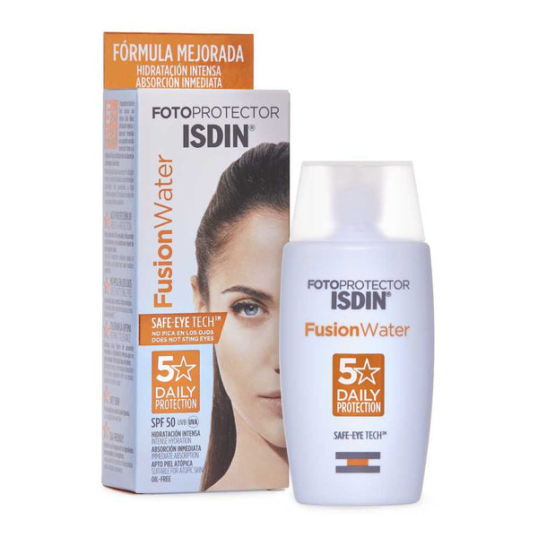ISDIN Photo Protector Fusion Water SPF50+ (50Ml / 1.69Fl Oz): Broad Spectrum Protection for All Skin Types