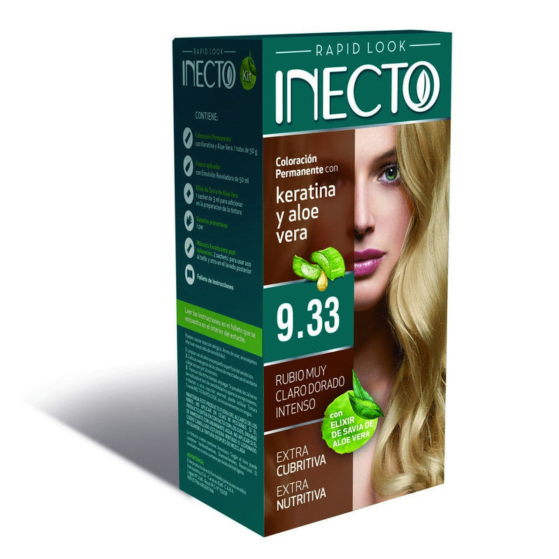 Inecto Hair Coloring Kit W/Keratin Nbr.9.33 Blonde (1 Kit) | Best Hair Color Kit