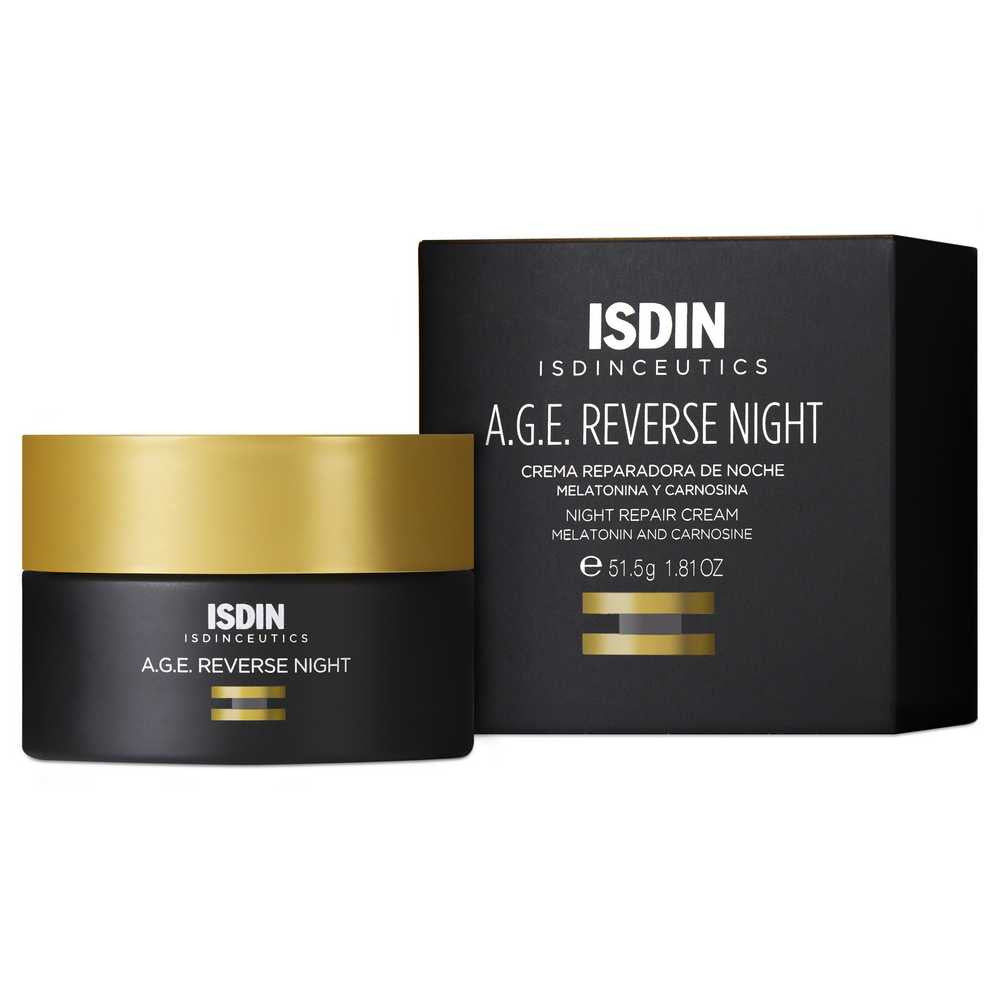 Isdin Age Reverse Night - 50Gr / 1.76Oz Cream for Mature Skin