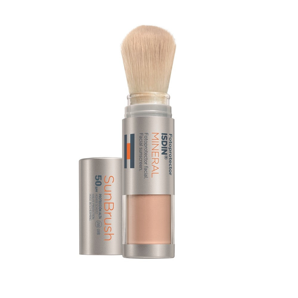 Isdin Sun Mineral Brush Photoprotector 50+ Paraben-Free- 4Gr / 0.14Oz , Non-Greasy, Fragrance-Free