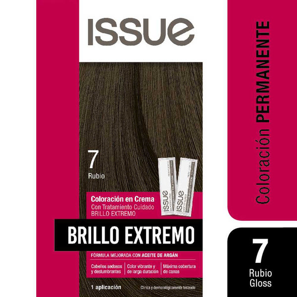 Issue Extreme Gloss Kit Colour N7 Blonde Gloss - Long Lasting Color with Easy Application & Healthy Care