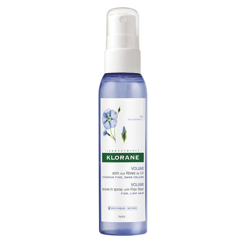 Klorane Flax Fibers Leave-In Spray - 125ml/4.22fl oz for Natural Guardian & Root-Peeling Effect