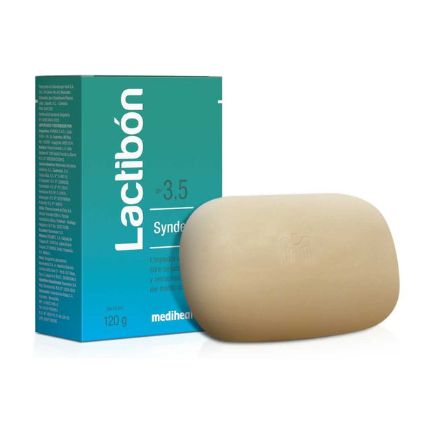 Lactibon Syndet Soap PH 3.5 - Gentle Cleansing & Moisturizing for Sensitive Skin (120 gr / 4.06oz)