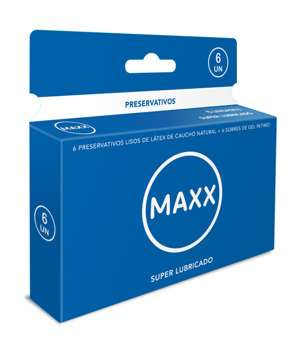 Maxx Super Lubricated Condoms (6 Units) - Comfort, Safety & Pleasure