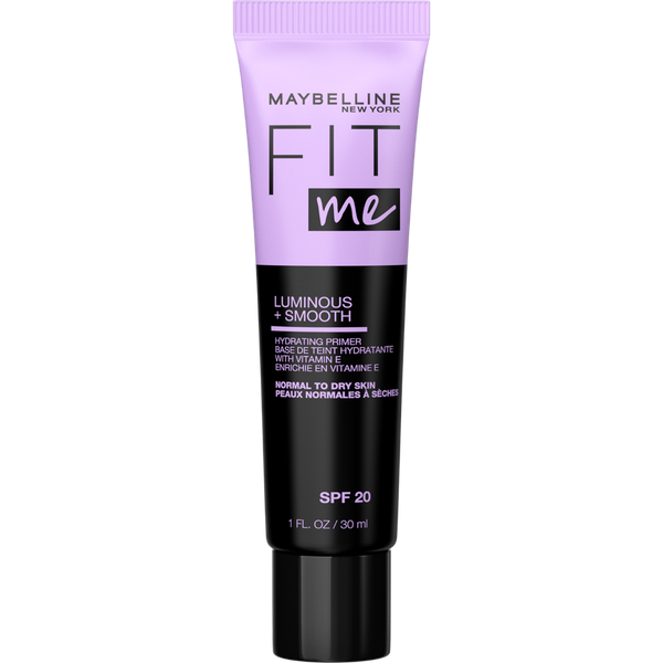 Maybelline Fit Me Luminous + Smooth Primer: Lightweight Formula with Long-Lasting Wear for All Skin Types (30Ml / 1.01Fl Oz)