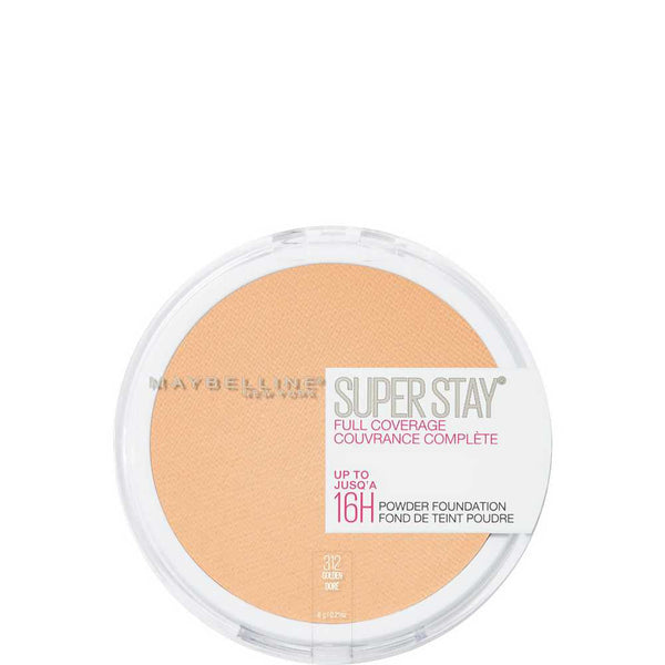 Maybelline Makeup Compact Powder Super Stay 24Hs Coverage Golden: Long-Lasting, Nourishing Formula with Professional Technology