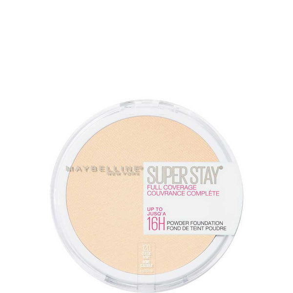 Maybelline Makeup Compact Powder Super Stay 24Hs Coverage: Natural-Looking Finish, Oil-Free & Hypoallergenic SPF 15 Protection