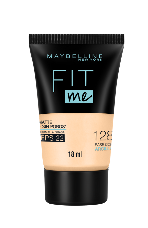 Maybelline Mymb Fit Me Base Mini Warm Nude Tone 128 - Lightweight, Oil-Free & Long-Lasting Formula with SPF 22 (18Ml / 0.60Fl Oz)