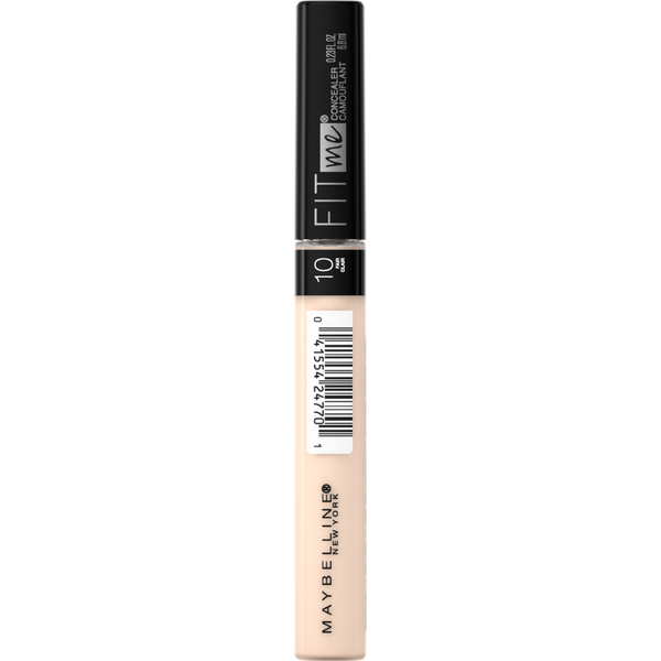 Maybelline Mymb Fit Me Fair Clair Concealer Tone 10 (6.8Ml / 0.22Fl Oz): Lightweight, Buildable Coverage with SPF 18, Vitamin C & E, Non-Comedogenic & Hypoallergenic