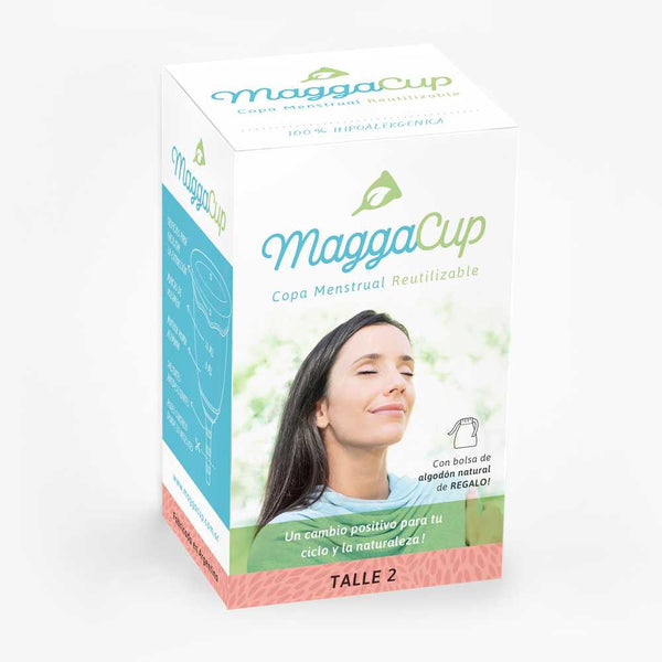 Meggacup Menstrual Cup Size 2: Reusable up to 10 Years, Leak-Proof Design & Eco-Friendly