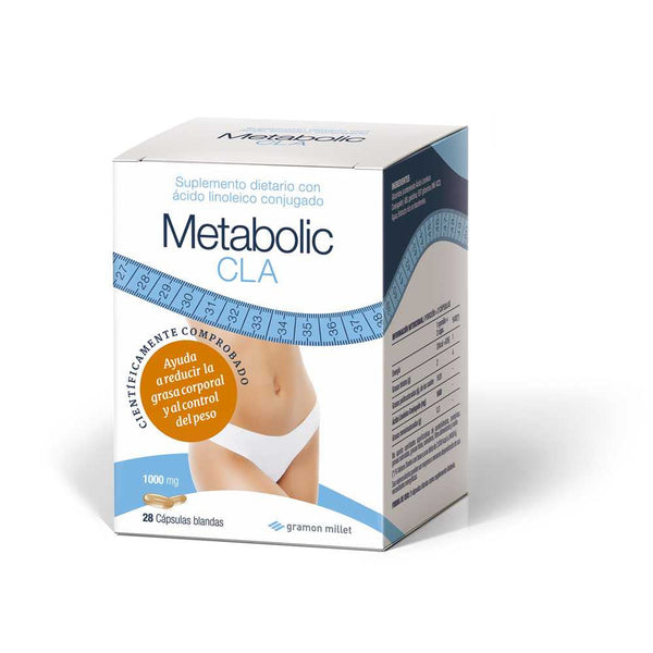 Metabolic Cla Reduces Body Fat with Conjugated Linoleic Acid (CLA) - 28 Tablets Per Package