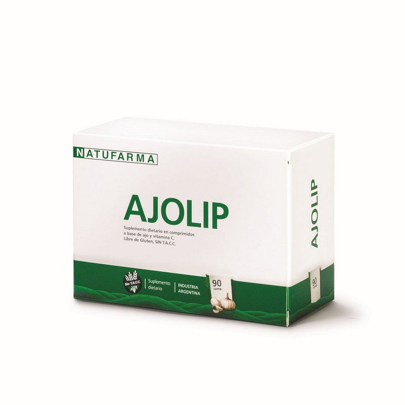 Natufarma Ajolip Anti High Pressure Dietary Supplement | 90 Non-GMO, Gluten-Free Tablets | Clinically Proven to Reduce High Blood Pressure Levels