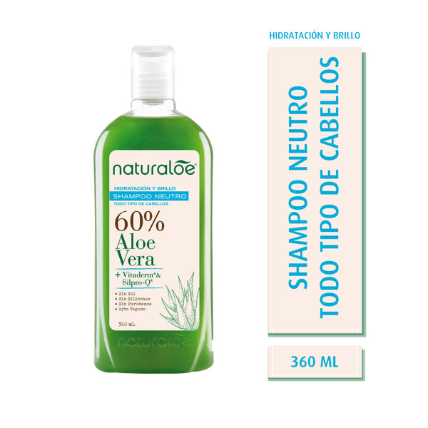 Naturaloe Hydration and Shine Shampoo: Revitalize All Hair Types with Nourishing Botanicals