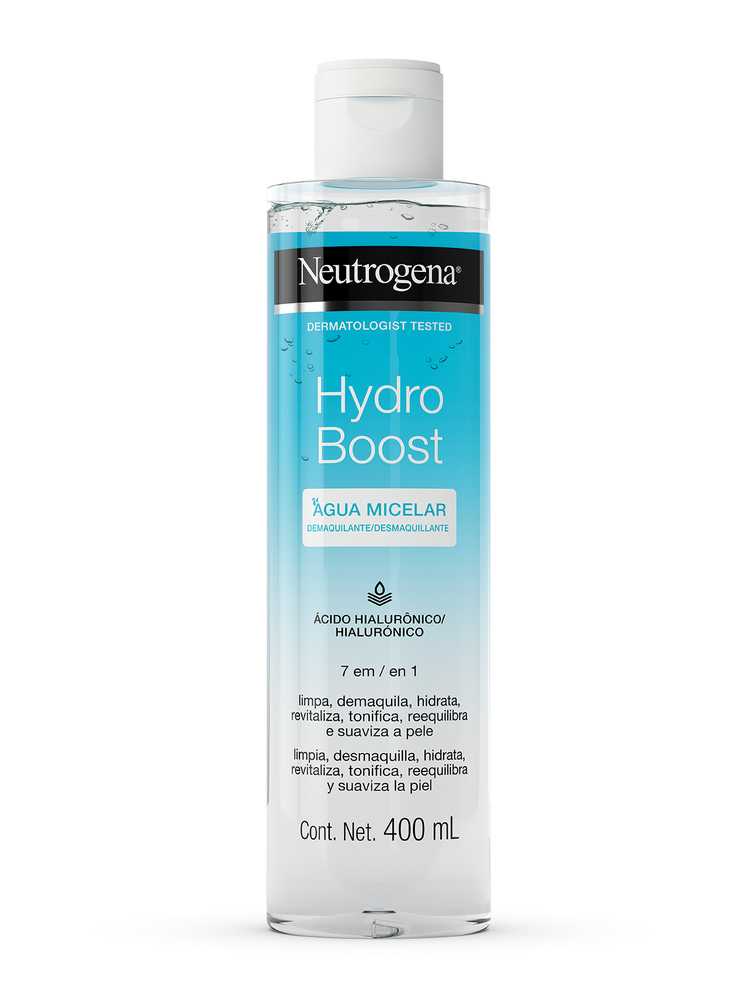Neutrogena Hydro Boost Micellar Water - Paraben Free, Soap Free, Hypoallergenic, Dermatologist Tested for Sensitive Skin 400ml / 13.52fl oz