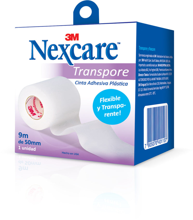 Nexcare Clear Adhesive Tape 50mm x 9m: Waterproof, Hypoallergenic & Flexible Adhesive Solution