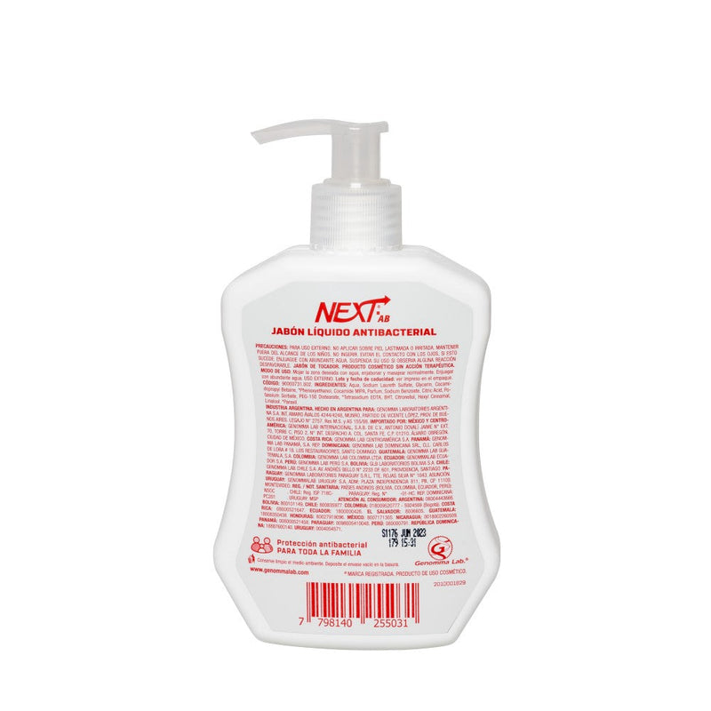 Next Ab Liquid Soap Glycerin - Moisturizing, Non-Irritating, Cruelty-Free & Vegan-Friendly (250ml/8.45fl oz)