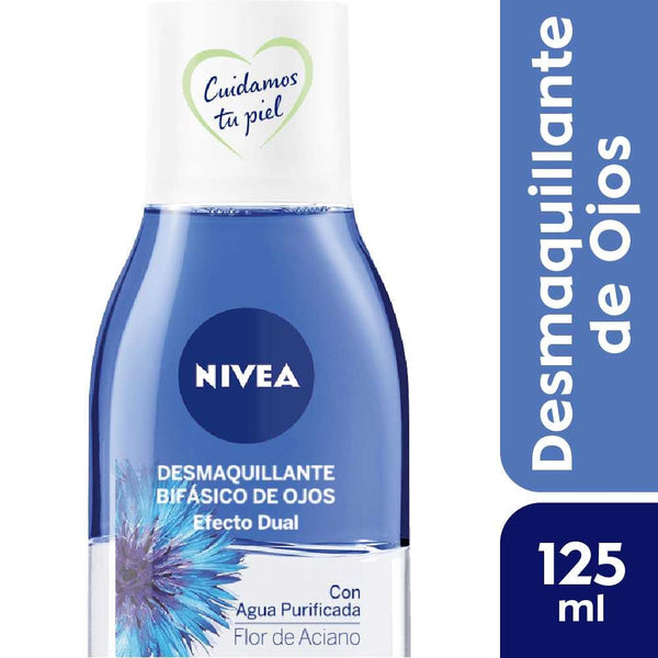 Nivea Biphasic Eye Makeup Remover Lotion: 125Ml / 4.22Fl Oz | Directions for Use & Safety Precautions