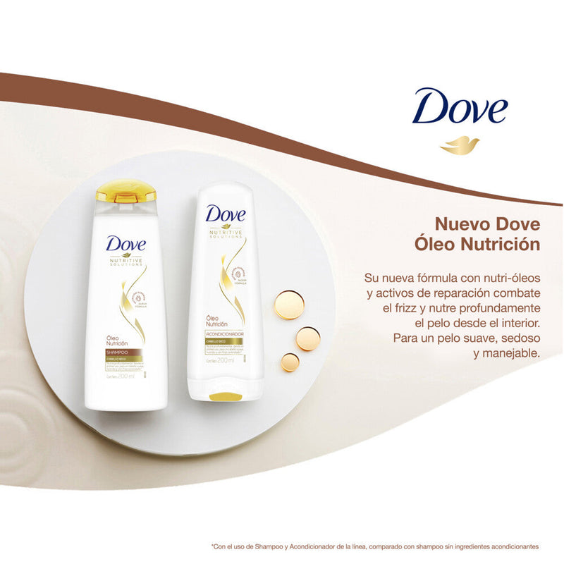 Nourish and Moisturize Hair with Dove Oil Shampoo Superior Nutrition (200ml/6.76fl oz)