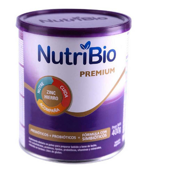 Nutribio Premium Unflavored Milk Powder - Complete Nutrition, High-Quality Ingredients, Easy to Prepare, Low Fat & Sugar 400G / 14.10Oz