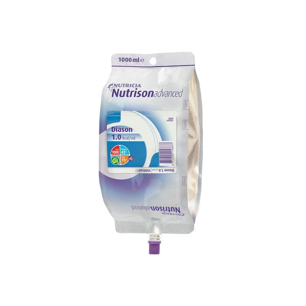 Nutrison Advanced Diason Supplement: 1L/33.8 Oz with Carbohydrates, Proteins, Fats, Vitamins, Minerals, Trace Elements, Dietary Fibers, Antioxidants, Prebiotics and Amino Acids