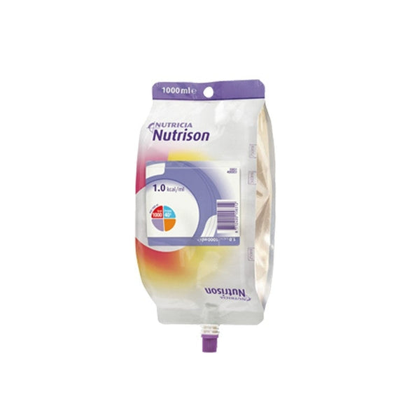Nutrison Supplement 1.0 (1000ml/33.81Fl Oz) - High Energy, Carbohydrates, Protein & Fat - Allergen Free - Stable for 24 Hours