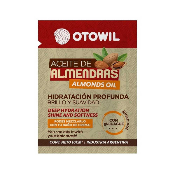 Otowil Hair Treatment Almond Oil: 24 Envelopes for Intense Nourishment, Hydration, Strengthening & Repairing Hair