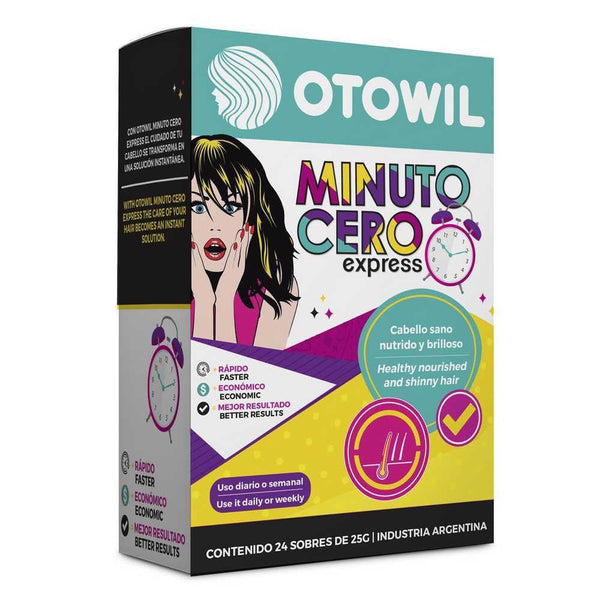 Otowil Minute Zero Express Hair Treatment: Instant Results, Deep Nourishment & Intense Hydration - 24 Sachets