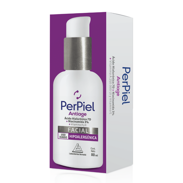 Perpiel Antiage Facial Emulsion: 24-Hour Hydration with 250,000 IU Vitamins & Hypoallergenic Formula 80Ml / 2.82 Fl Oz