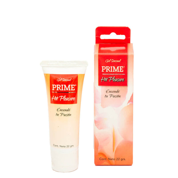 Prime Hot Pleasure Sensual Lubricant Gel (22G / 0.77Oz): Non-Greasy, Fragrance-Free, Paraben-Free, Hypoallergenic, Safe for Use with Condoms & Long Lasting