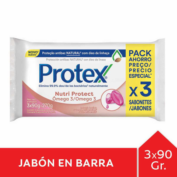 Protex Nutriprotect Omega 3 for Heart, Brain & Joint Health - 90G / 3.17Oz