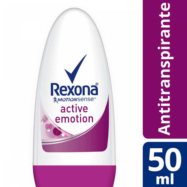 Rexona Women Active Emotion Roll-On Antiperspirant Deodorant: 48 Hours Protection with MotionSense Technology 50Ml / 1.69Fl Oz